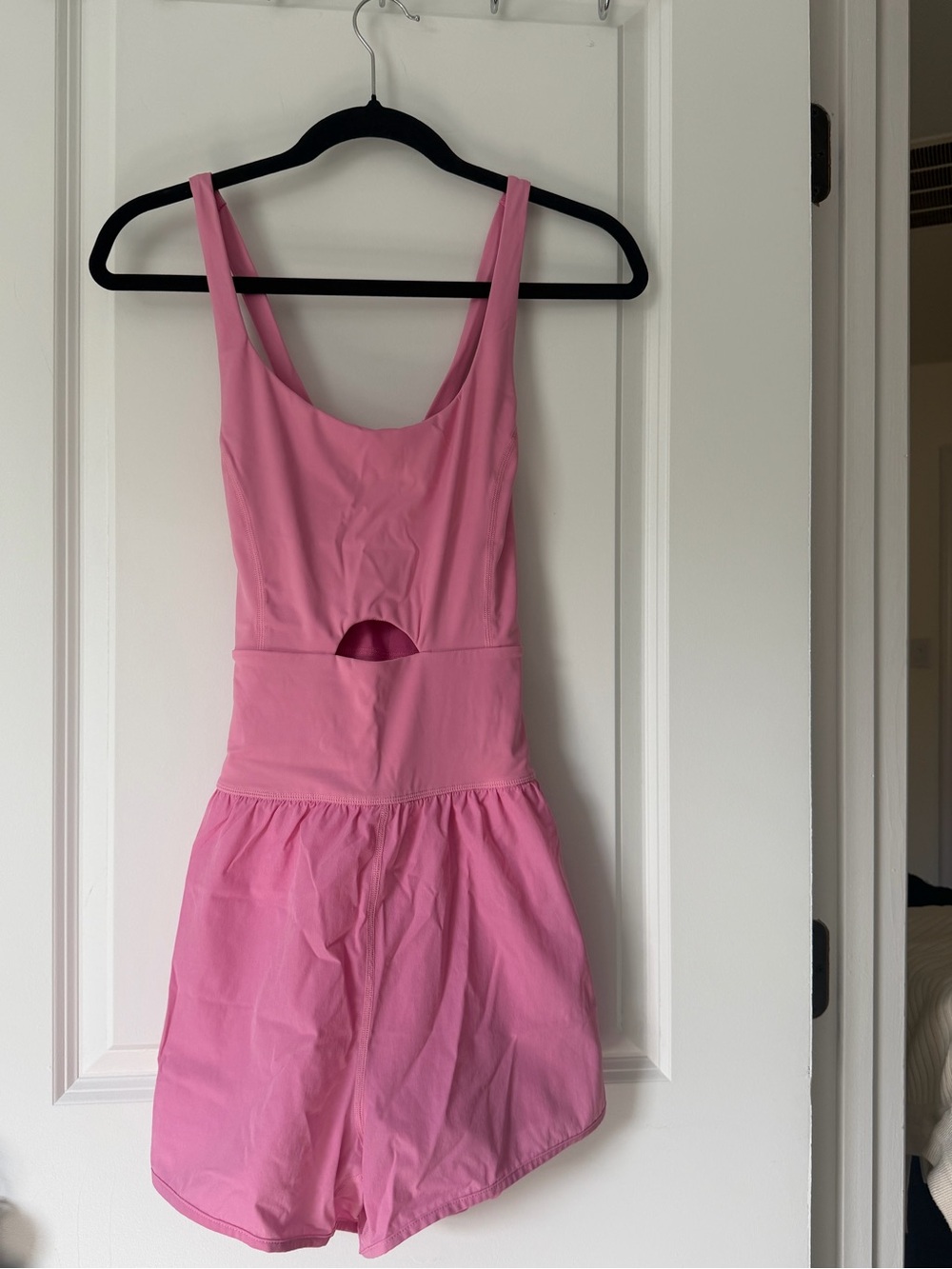Pink workout onesie